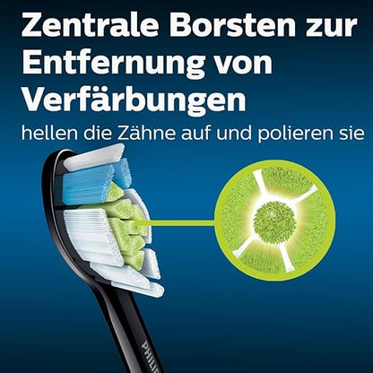 Philips Sonicare W2 Optimal White Bürstenköpfe HX6064/11 – 4er Pack Schwarz