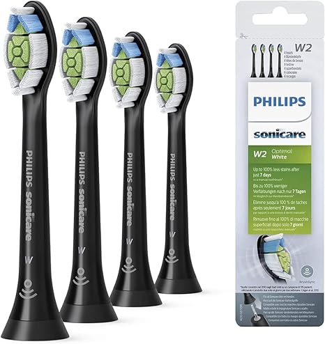 Philips Sonicare DiamondClean HX6064 Bürstenköpfe Schwarz Standard 4er Pack