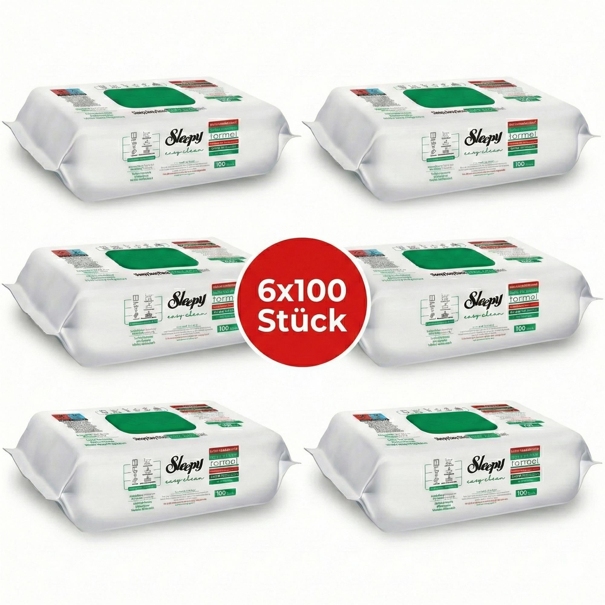 Sleepy Feuchtücher White Soap 6x100