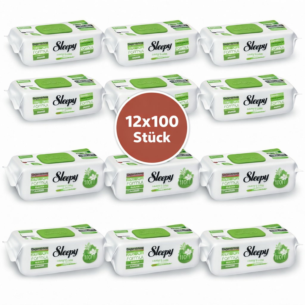 Sleepy Easy Clean Oberflächenreinigungstücher – 6x100 Pine + 6x100 Anannas | Gastro Bedarf