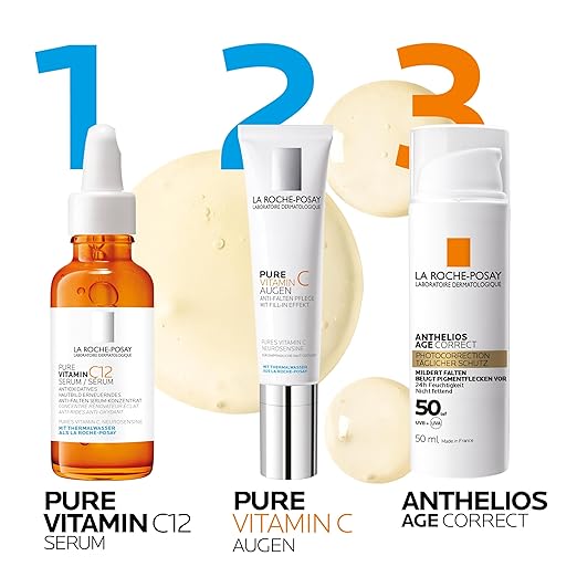La Roche-Posay Pure Vitamin C12 Serum – 12 % Vitamin C Anti-Aging & Aufhellung, 30 ml