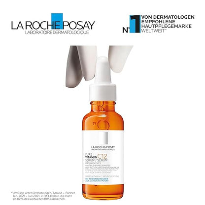 La Roche-Posay Pure Vitamin C12 Serum – 12 % Vitamin C Anti-Aging & Aufhellung, 30 ml