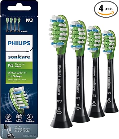 Philips Sonicare HX9064/95 Bürstenköpfe 4 Stück schwarz