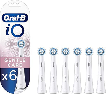 Oral-B iO Sanfte Reinigung Aufsteckbürsten – 6 Stück Ersatzbürsten