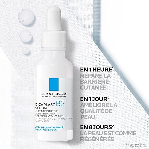 La Roche-Posay Cicaplast B5 Serum – Reparierendes & beruhigendes Feuchtigkeitsserum, 30 ml
