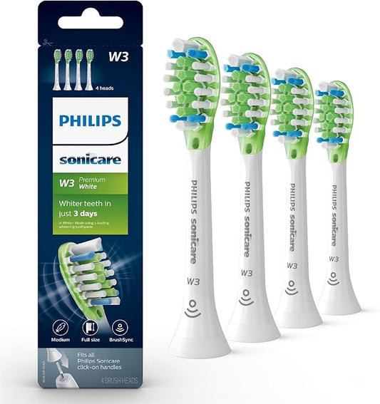 Philips Sonicare C3 Premium Plaque Defense Bürstenköpfe HX9064/65 – 4er Pack Weiß