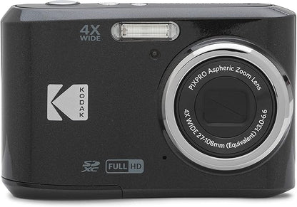 Kodak Pixpro FZ45 – 16.4 MP Digitalkamera Schwarz – Full HD, 4x Zoom, 2.7" Display – NEU & OVP