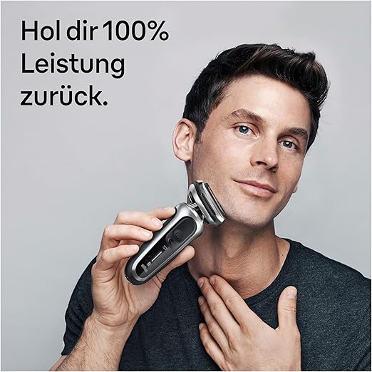 Braun Series 7 Elektrorasierer Scherkopf, Ersatzscherteil vom Hersteller passend für Braun Herren Rasierer Series 7 der neuen Generation, 73S, Silber, 1er Pack