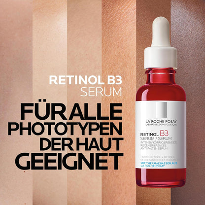 La Roche-Posay Retinol B3 Serum – Anti-Falten Serum-Konzentrat mit Retinol & Vitamin B3, 30 ml
