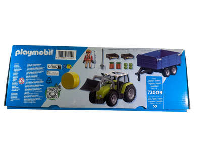 PLAYMOBIL Country 72009 Traktor mit Anhänger & Heuballen – Edeka Exklusiv