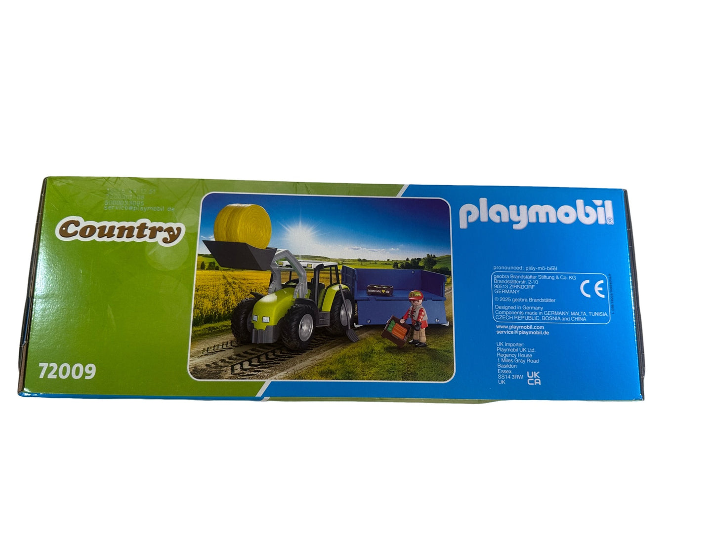 PLAYMOBIL Country 72009 Traktor mit Anhänger & Heuballen – Edeka Exklusiv