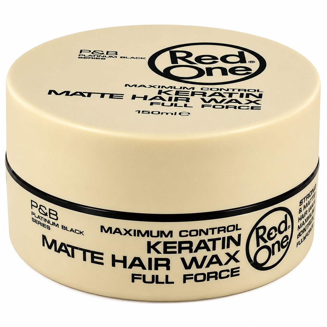 Red One Keratin Matte Hair Wax 150ml – mattes Haarwachs Styling Wax Gel für starken Halt, Struktur, natürliche Frisur, kurze Haare, Barber Style, Herren Haarstyling, Friseurbedarf, Männer Styling, Temu & TikTok Shop