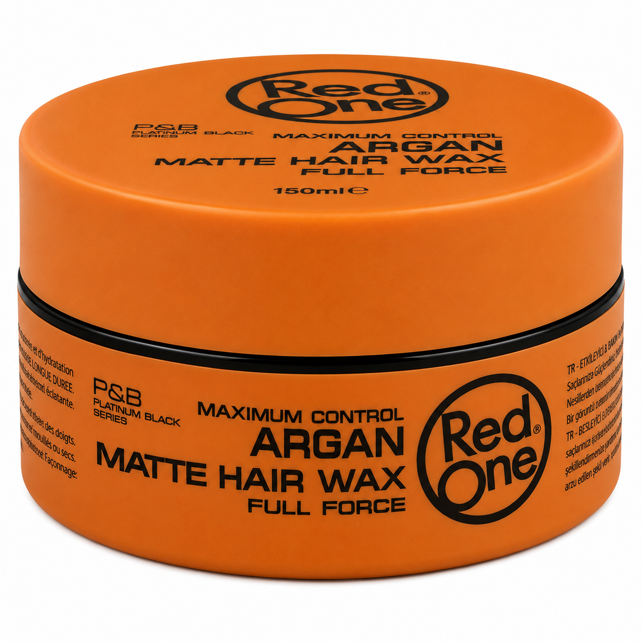 Red One Argan Matte Hair Wax 150ml – mattes Haarwachs Styling Wax Gel für starken Halt, Struktur, natürliche Frisur, kurze Haare, Barber Style, Herren Haarstyling, Friseurbedarf, Männer Styling, Temu & TikTok Shop