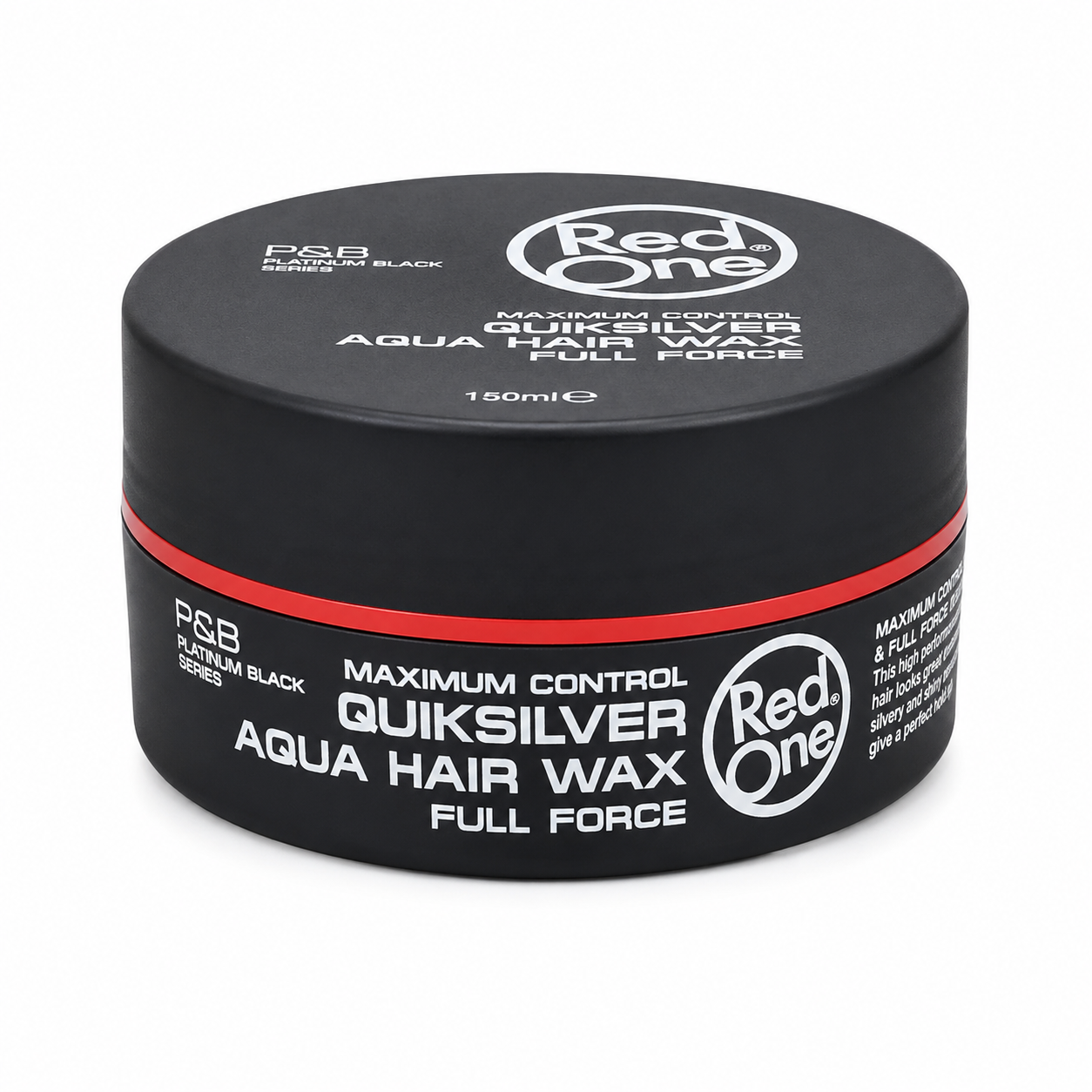 Red One Quicksilver Aqua Hair Gel Wax Full Force 150ml – Haarwachs Aqua Gel Wax für starken Halt, Wet Look, Glanz, kurze Haare, Barber Style, Herren Haarstyling, Friseurbedarf, Männer Styling, Temu & TikTok Shop