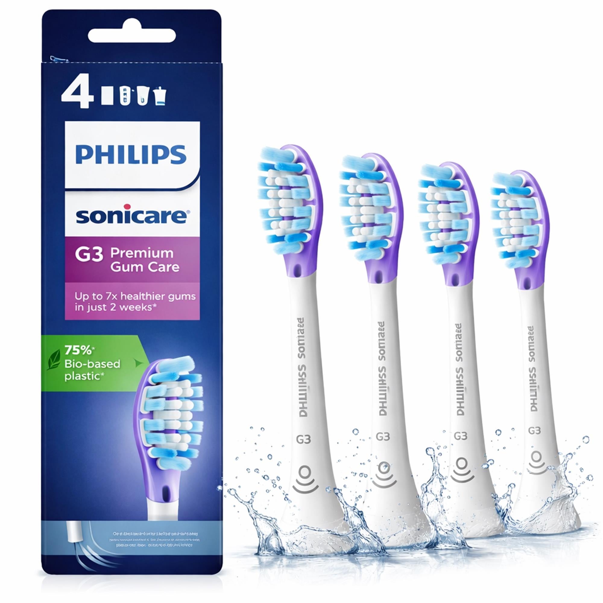 Sonicare G3 Bürstenkopf 4Stk. Weiß