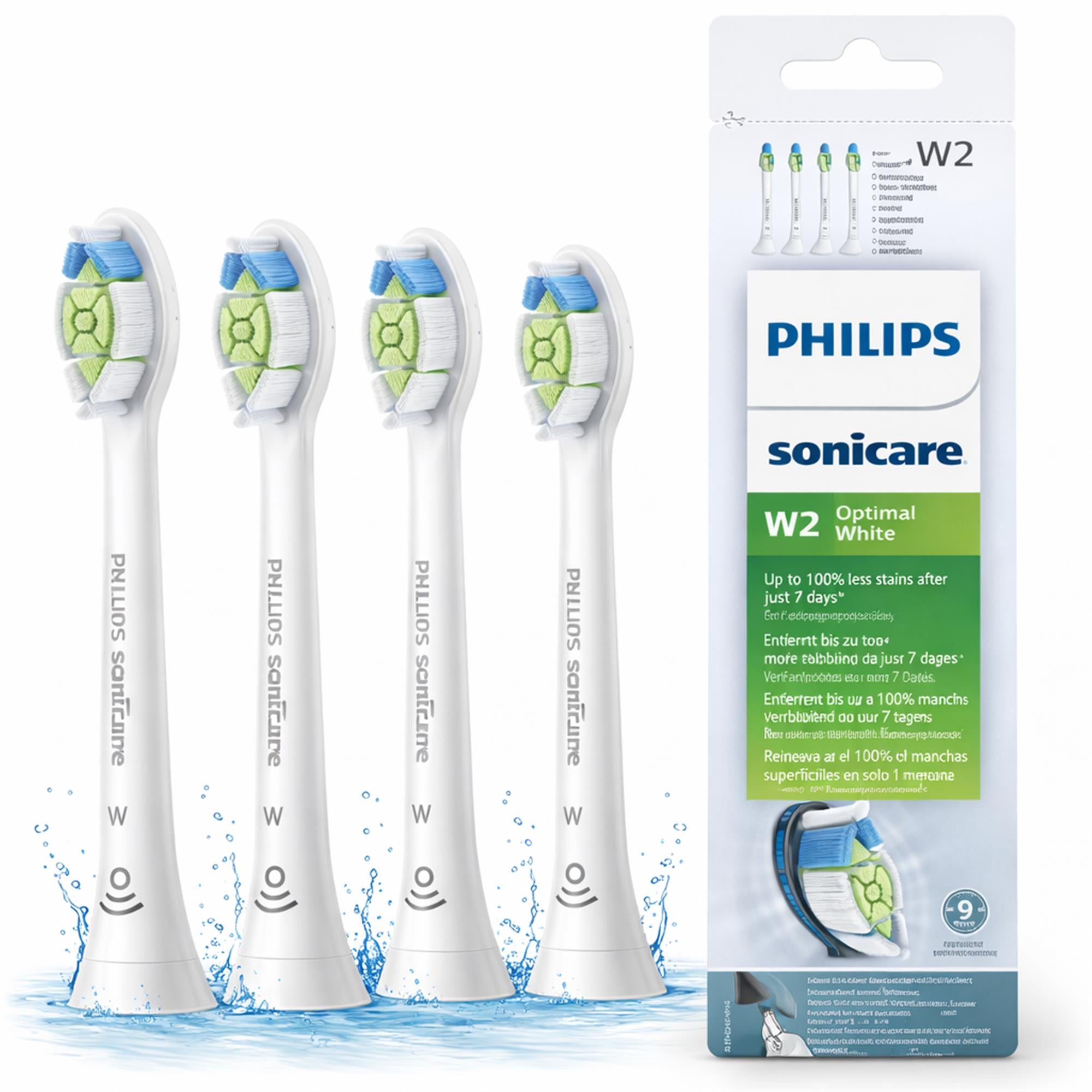Sonicare W2 Bürstenkopf 4Stk. Weiß
