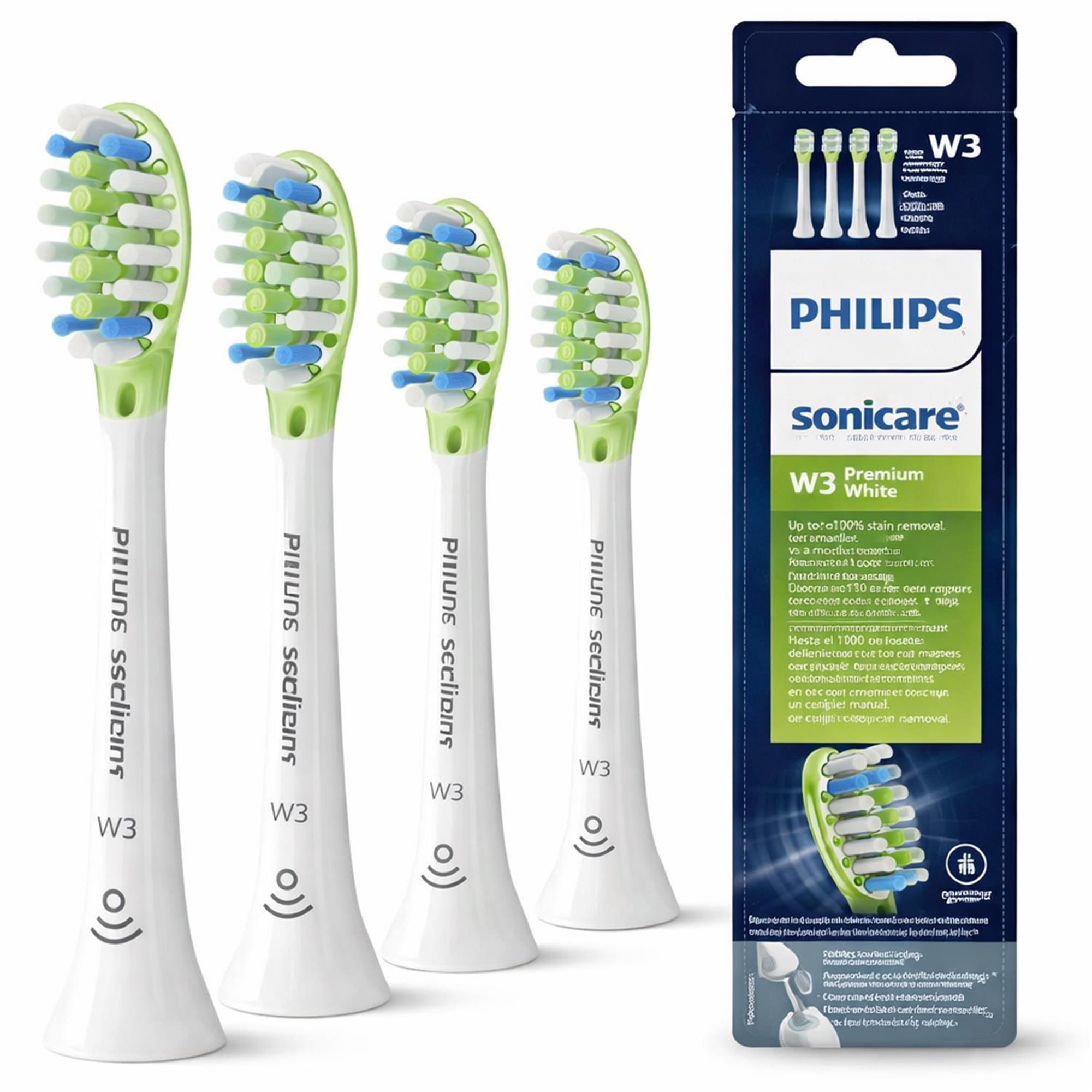 Sonicare W3 Bürstenköpfe 4Stk. Weiß