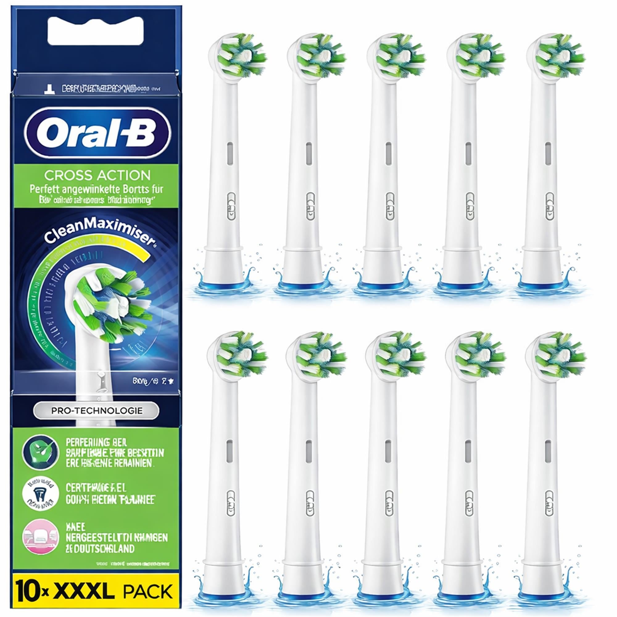 CrossAction 10Stk. Aufsteckbürsten
