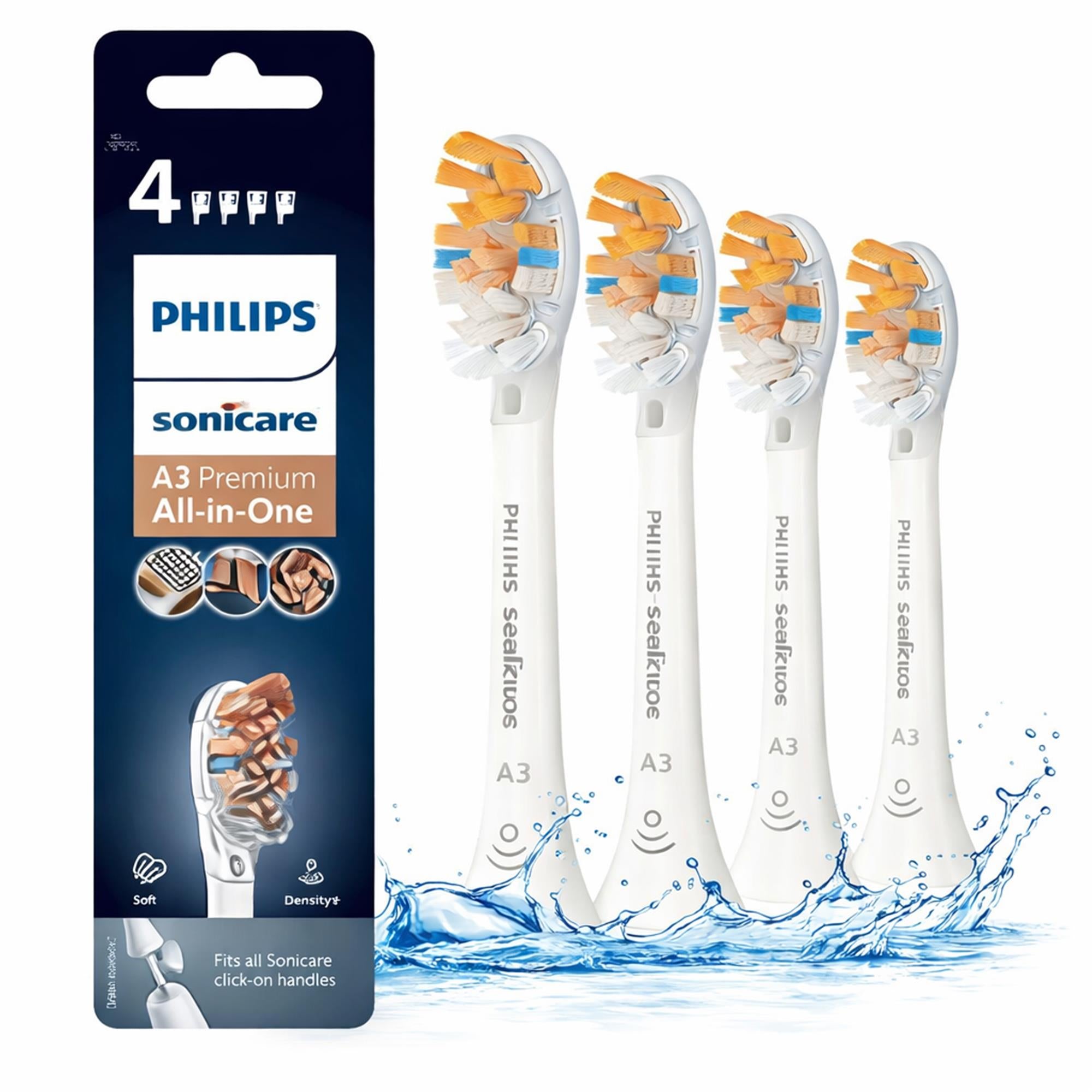Sonicare A3 Bürstenkopf 4Stk. Weiß