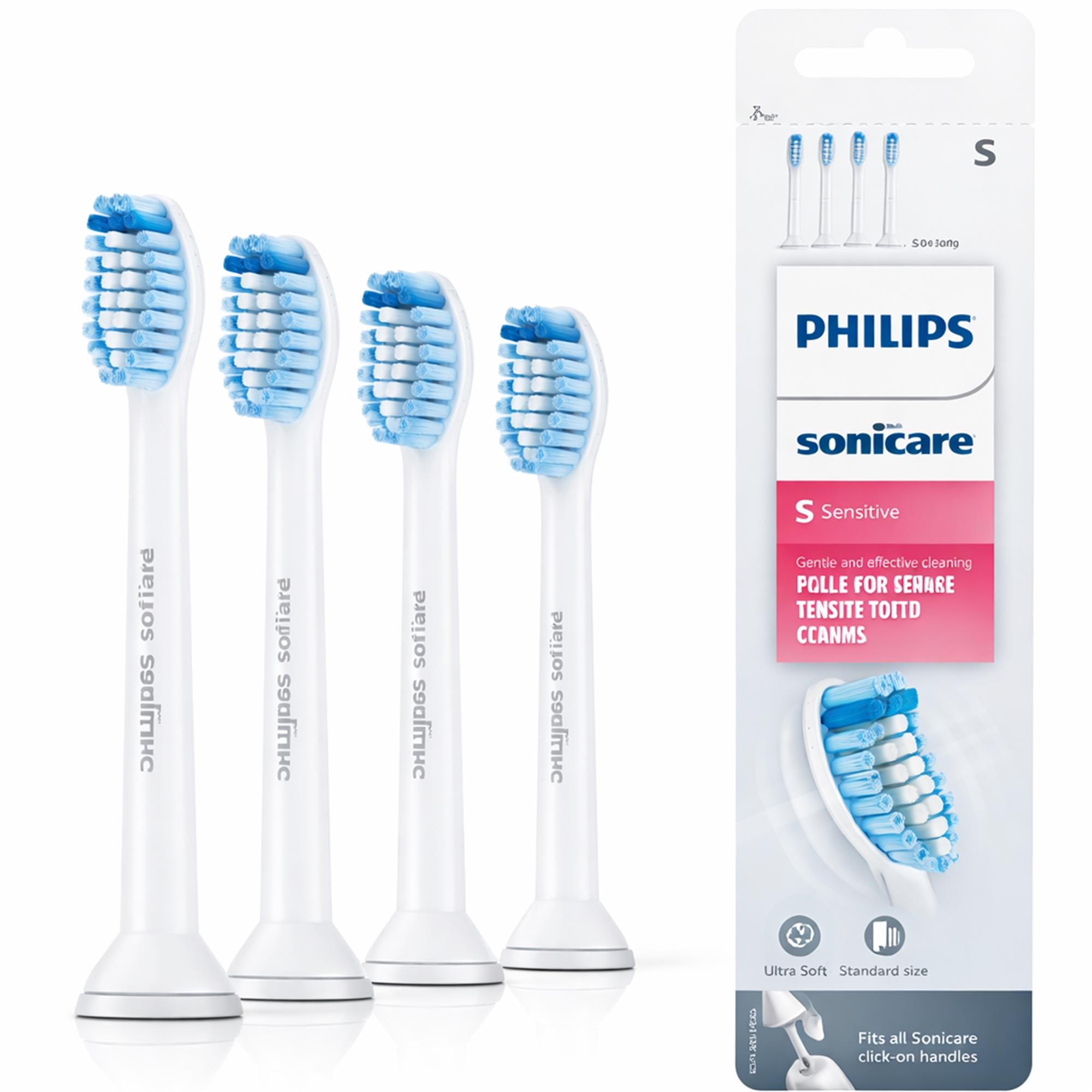 Sonicare S Bürstenkopf 4Stk. Weiß
