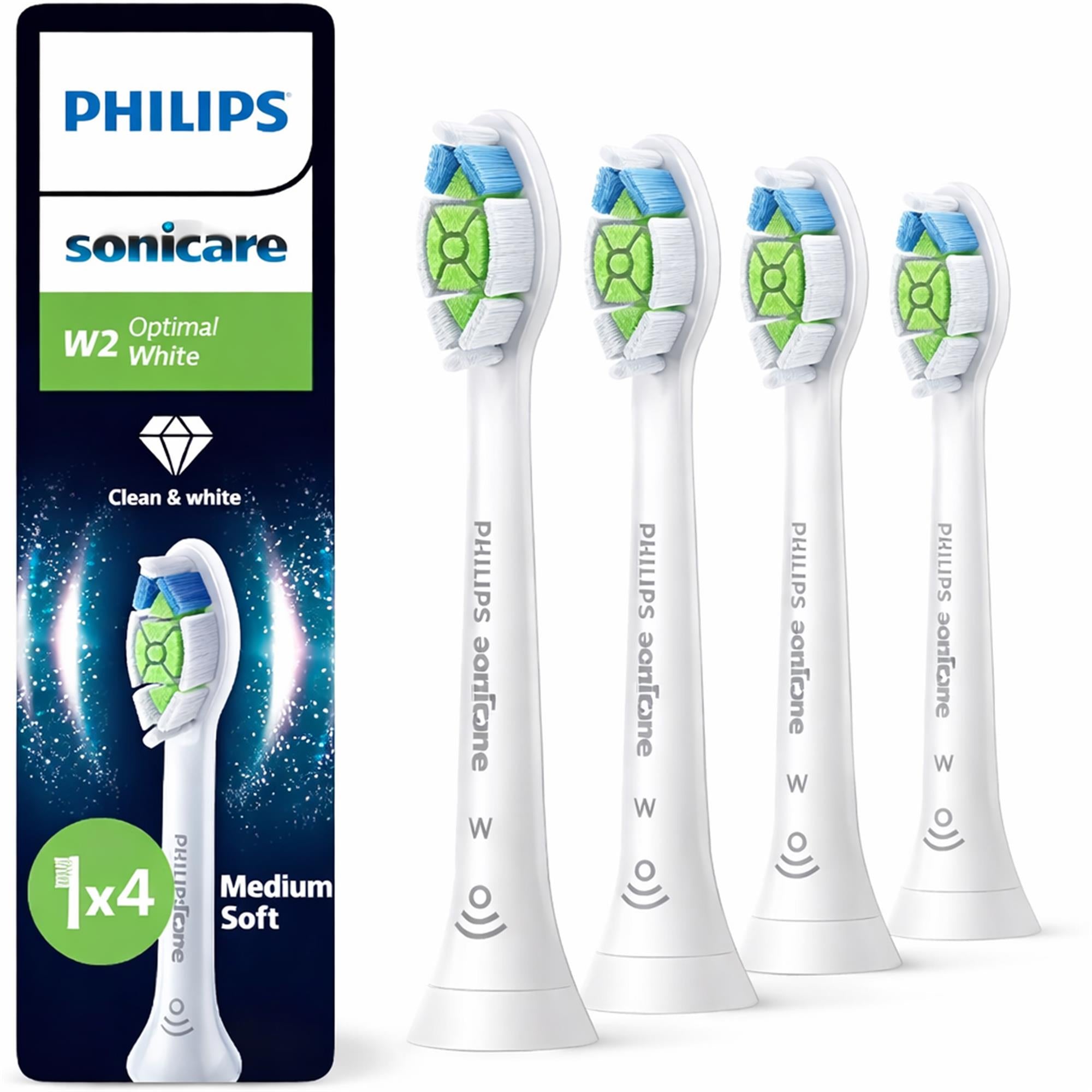 Sonicare W2 Bürstenkopf 4Stk. Weiß