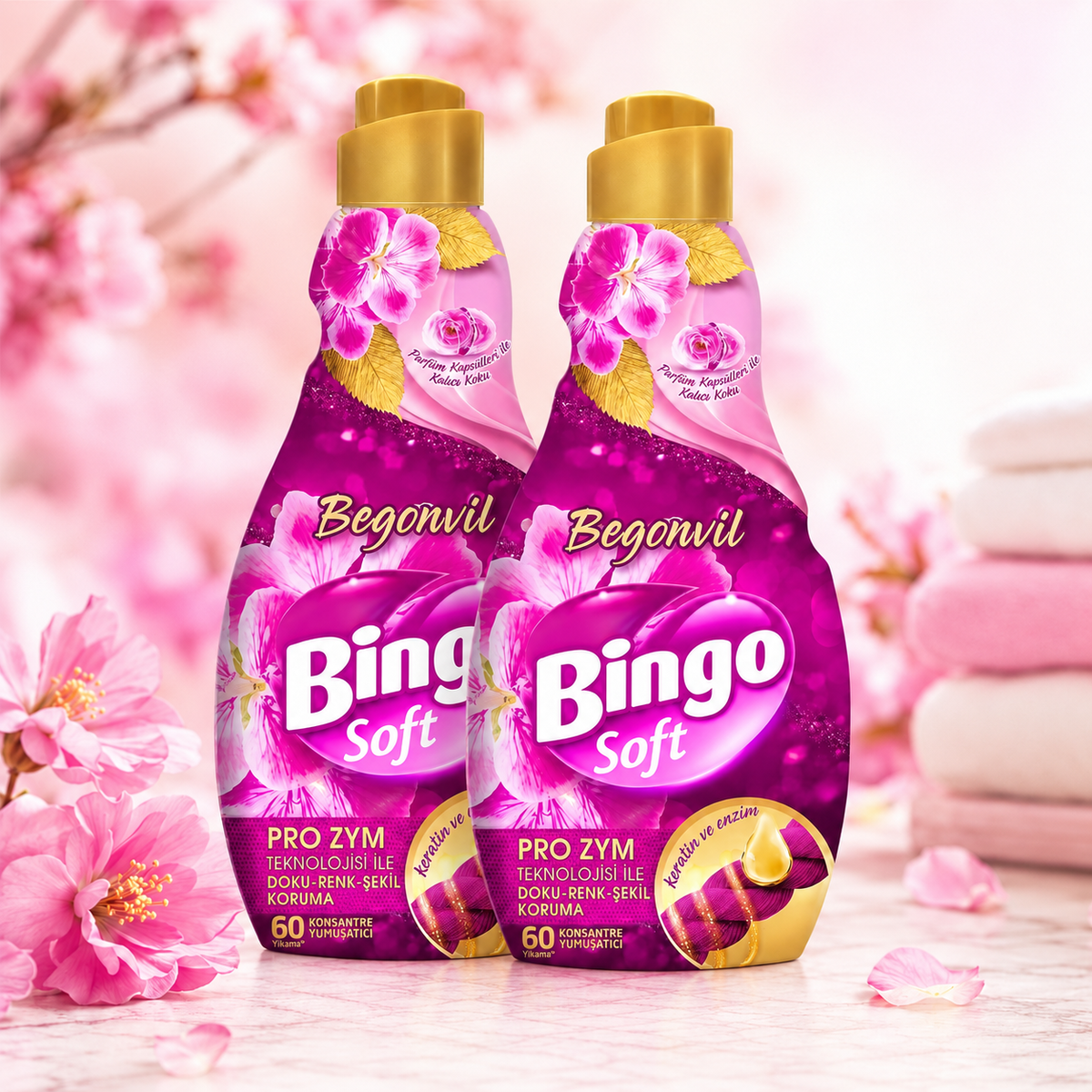 Bingo Soft Weichspüler Begonvil 2x 1440 ml