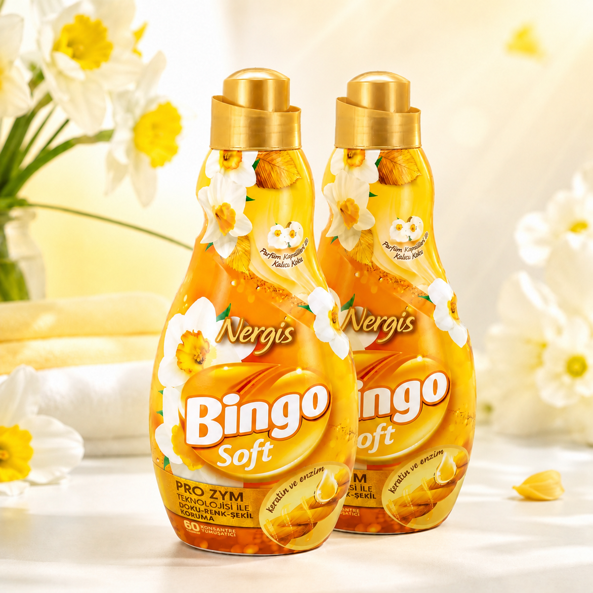 Bingo Soft Weichspüler Nergis 2x 1440 ml