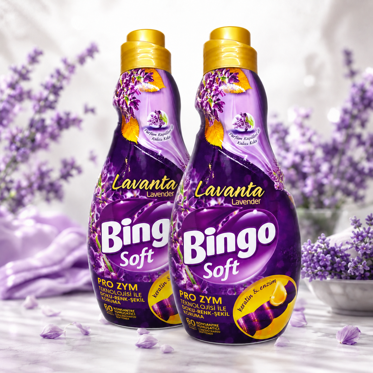 Bingo Soft Weichspüler Lavanta 2x 1440 ml