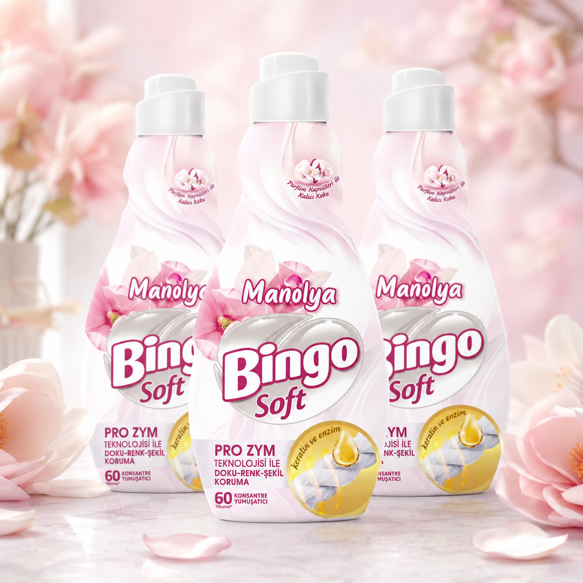 Bingo Soft Weichspüler Manolya 3x 1440 ml