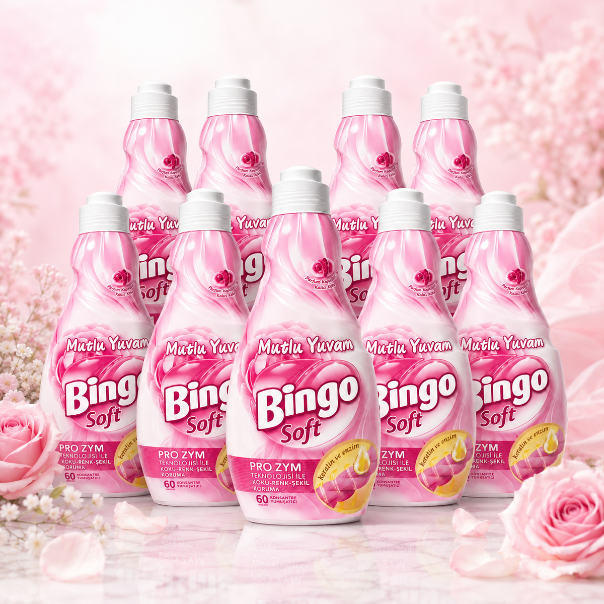 Bingo Soft Weichspüler Mutlu Yuvam 9x 1440 ml
