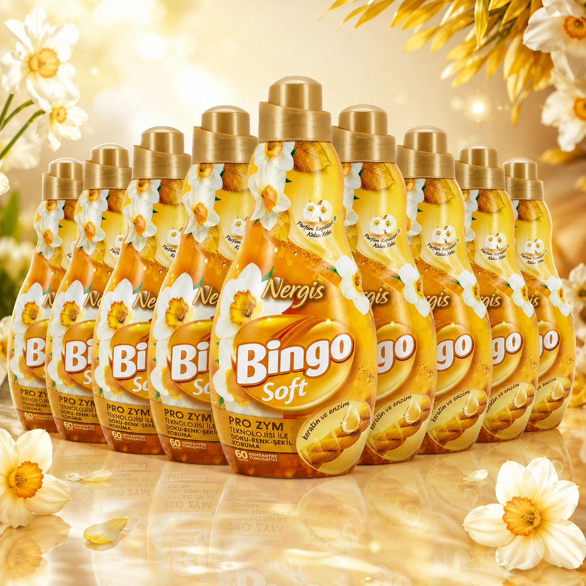 Bingo Soft Weichspüler Nergis 9x 1440 ml