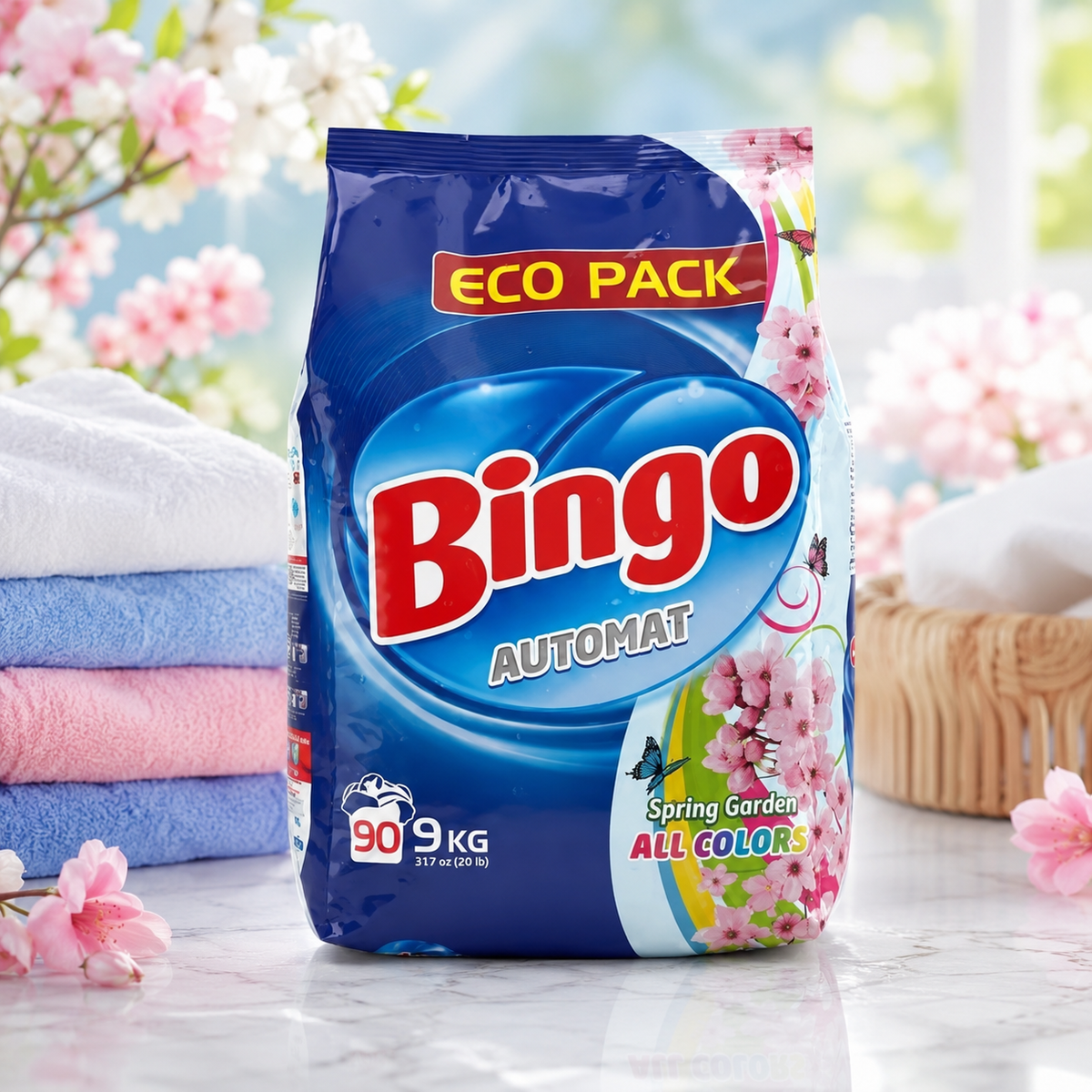 Bingo Automat Waschpulver Spring Garden All Colors 9 kg