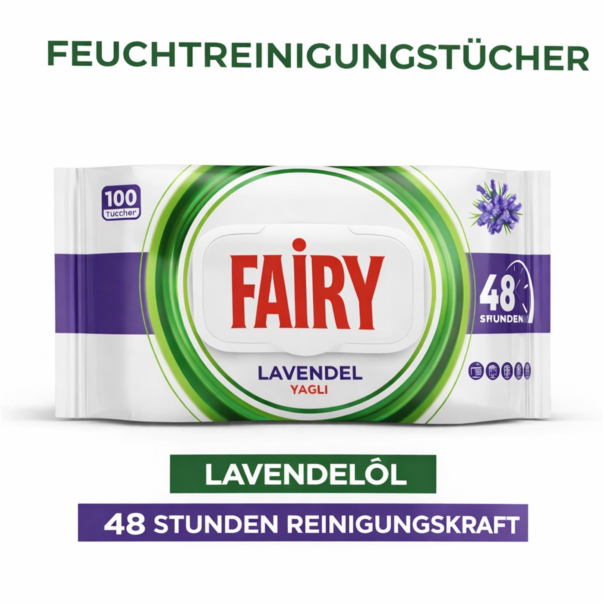 Fairy Oberflächenreinigungstücher Lavendel