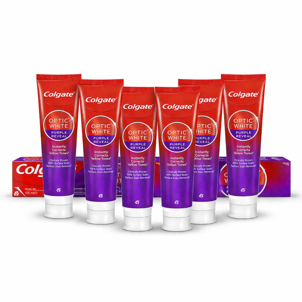 Colgate Max White Purple Reveal Zahnpasta 6 Stück