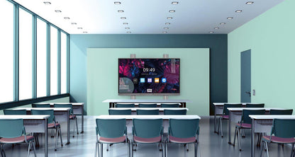 Digitale Tafel 86 Zoll 4K UHD Touchscreen – Android 11 & Windows-kompatibel – interaktives Whiteboard für Schule & Büro, inkl. Wandhalterung, 40 Touch- & 20 Schreibpunkte, WLAN, HDMI, USB-C