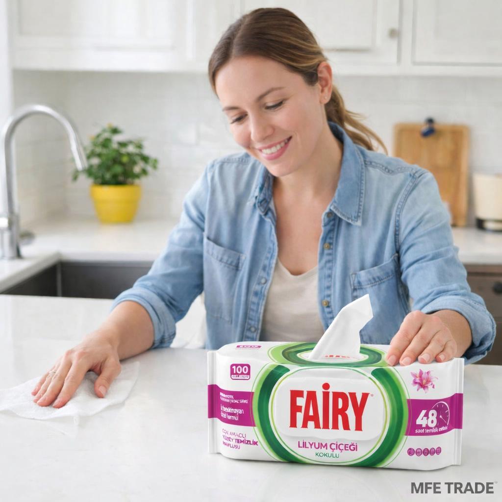 Fairy Oberflächenreinigungstücher Lilie 6er