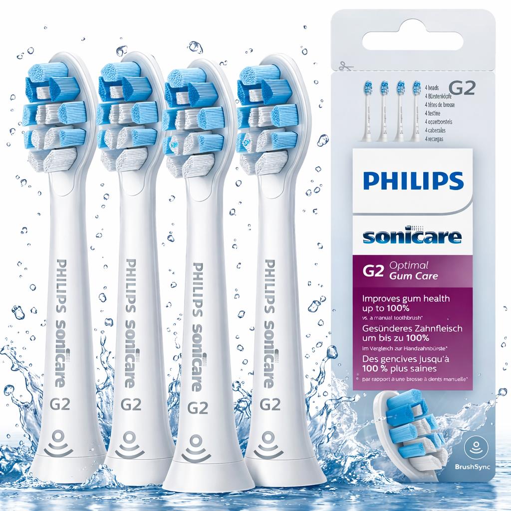 Sonicare G2 4 Stück Weiß