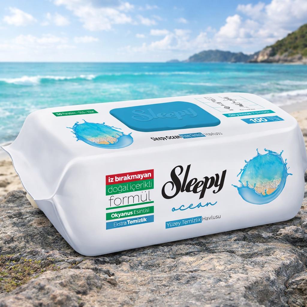 Sleepy Oberflächenreinigungstücher 9x100 MIX-SET