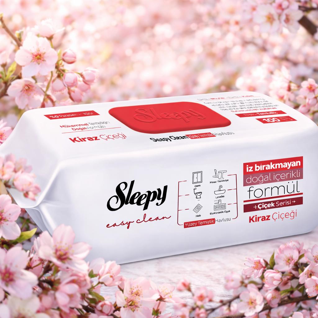 Sleepy Oberflächenreinigungstücher 9x100 MIX-SET