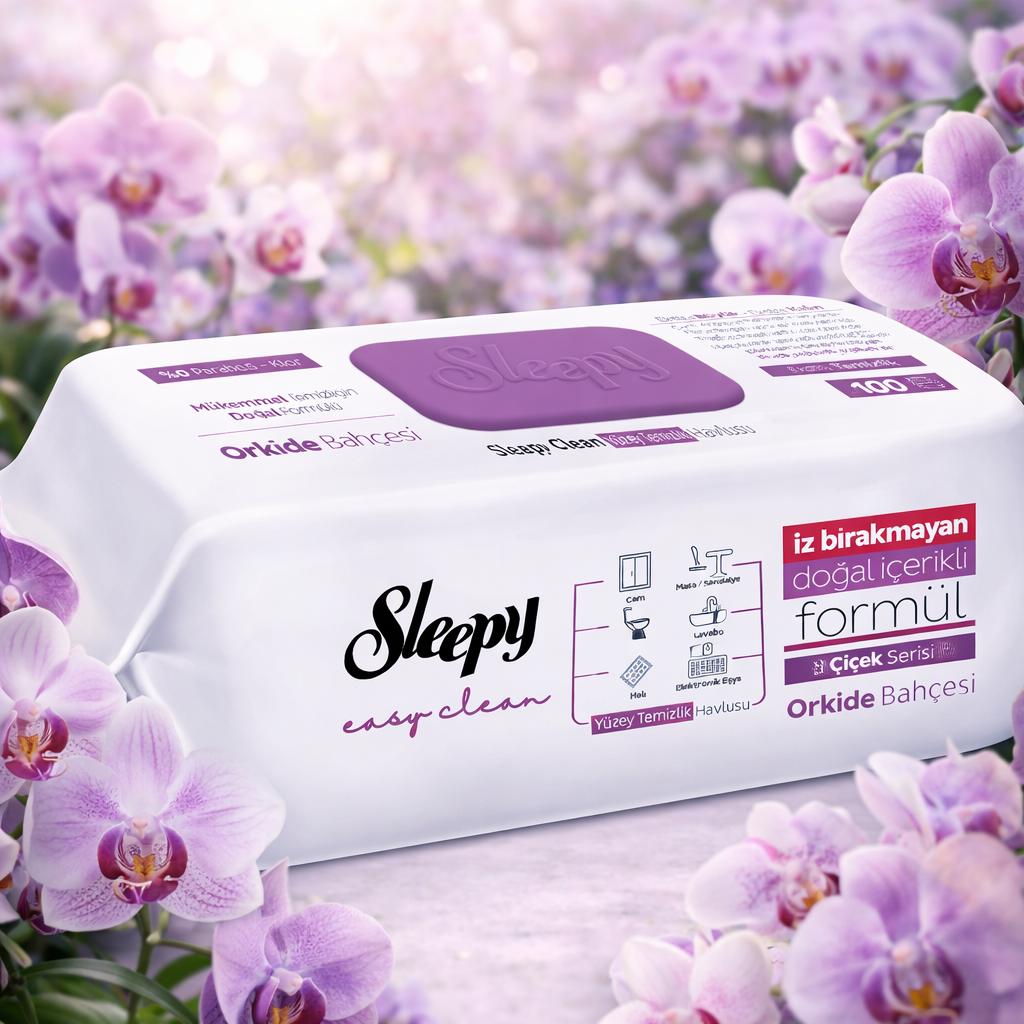 Sleepy Oberflächenreinigungstücher 9x100 MIX-SET