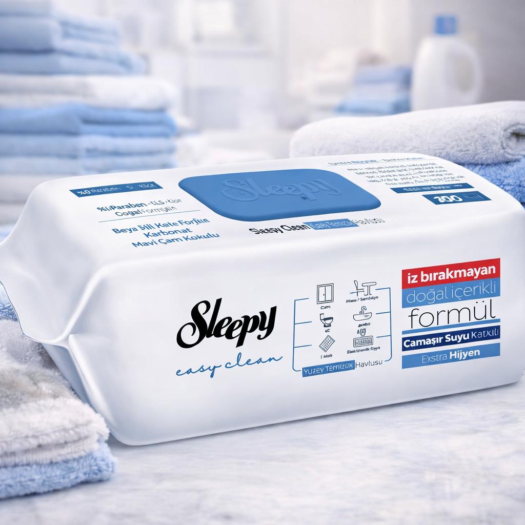 Sleepy Oberflächenreinigungstücher 9x100 MIX-SET