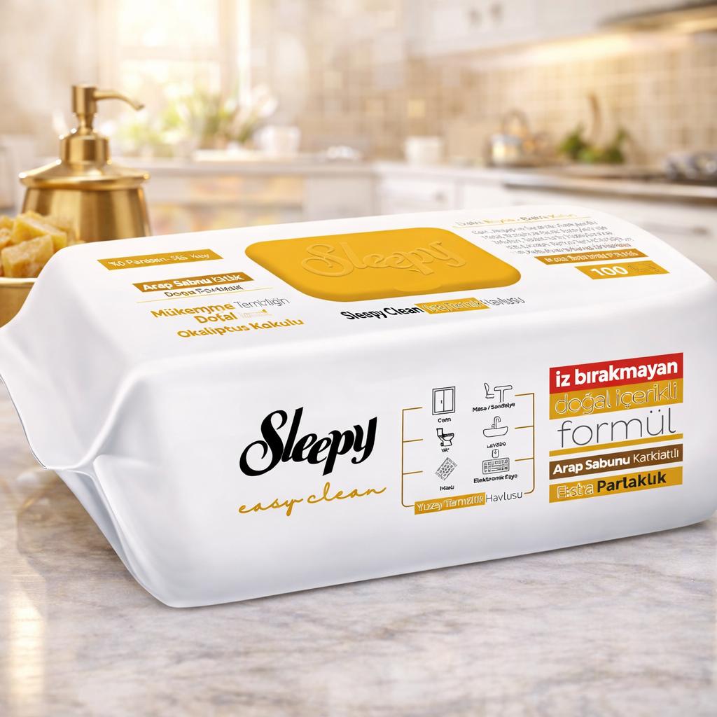 Sleepy Oberflächenreinigungstücher 9x100 MIX-SET
