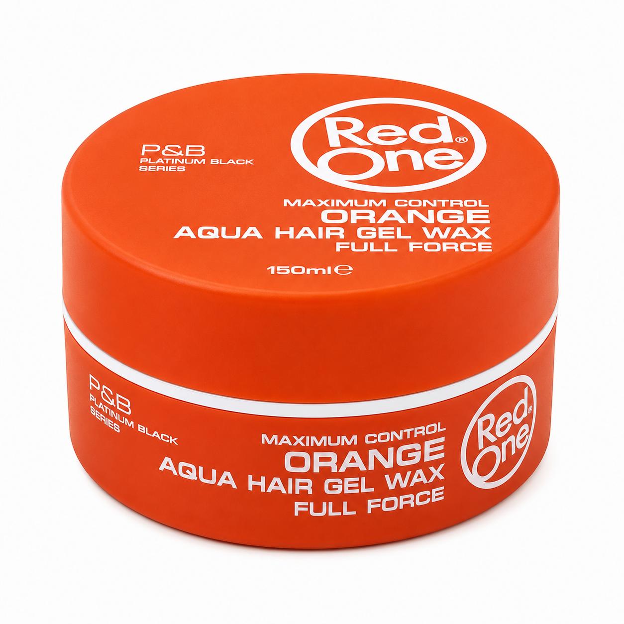 RedOne Hair Wax Mix Set 8x150ml – Aqua Gel Wax & Matte Hair Wax Styling Wachs Set für Männer, starker Halt, Glanz & Matt Finish, Friseur Haarwachs Vorteilspack mit Red, White, Blue, Quicksilver, Green, Black, Orange & Olive