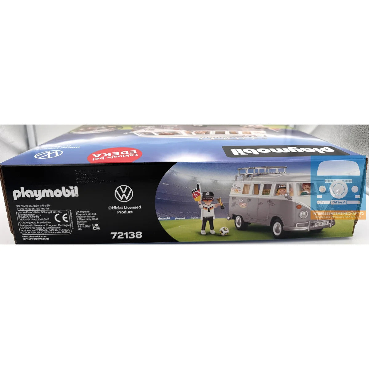 Playmobil 72138 - Volkswagen VW T1 Bus - Fan Edition Football World Cup 2026 - NEW