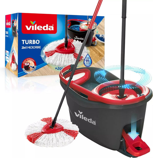 Vileda Turbo Wischmopp Set mit Eimer