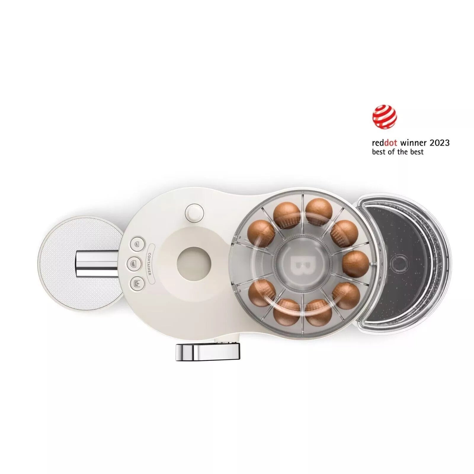 CoffeeB Kaffeemaschine Globe Weiß + 20€ Gutschein