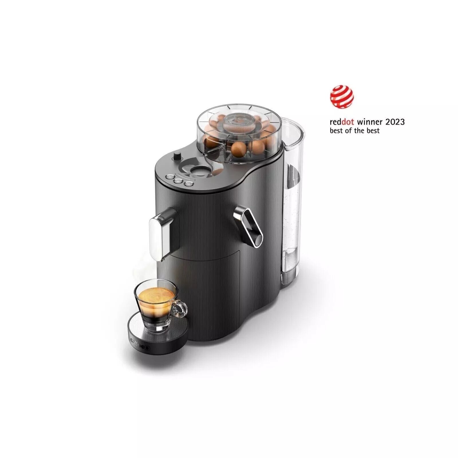 CoffeeB Kaffeemaschiene Globe black + 20€ Netto Gutschein