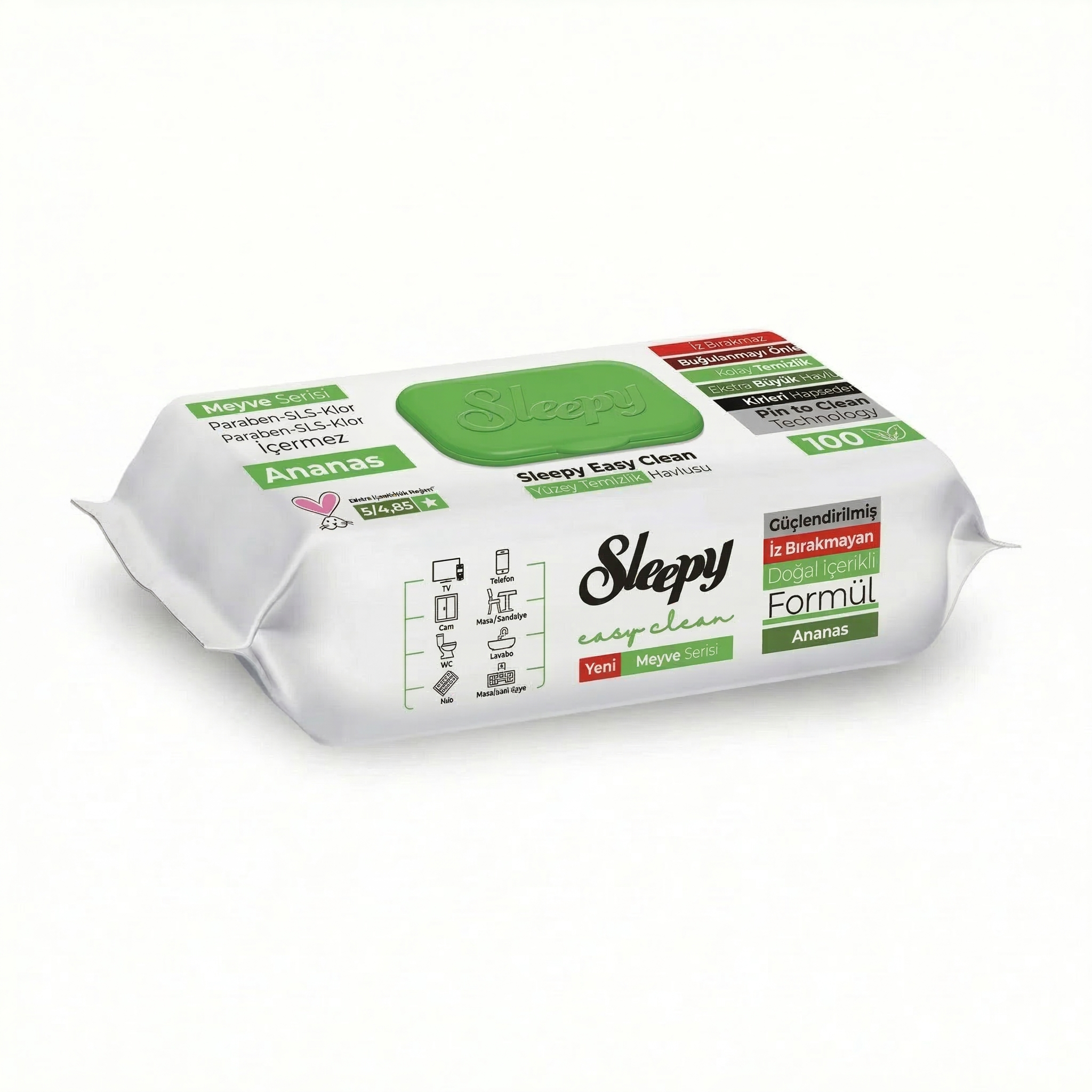 Sleepy Easy Clean MIXSET Neue Sorten Früchte 6x100