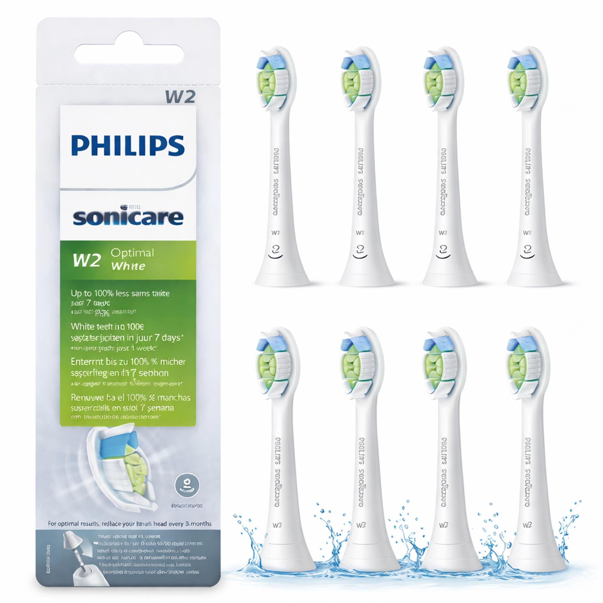 Sonicare W2 Bürstenkopf 8Stk. Weiß